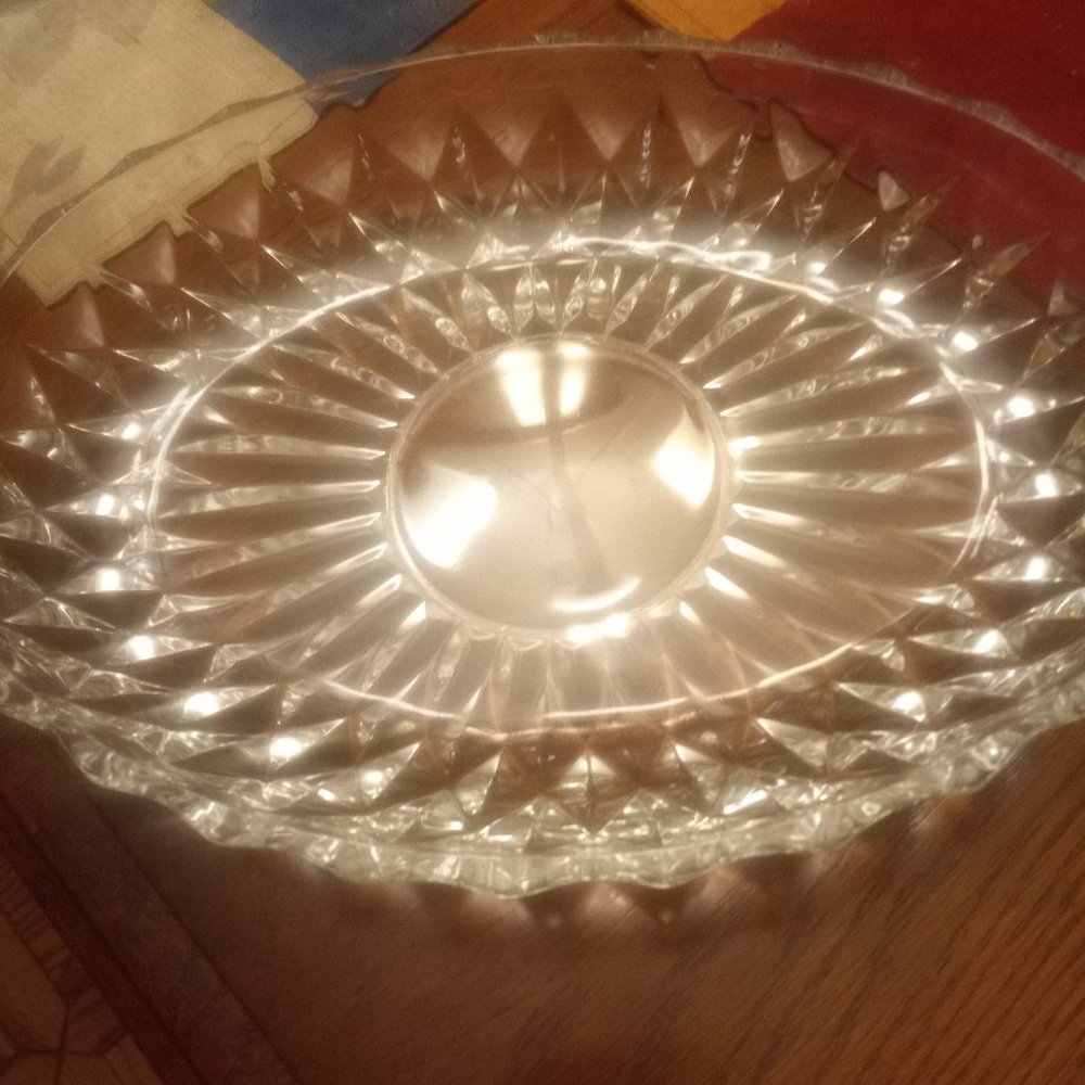 crystal dish